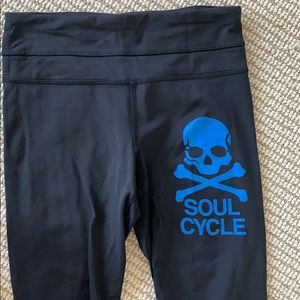 LULULEMON FOR SOULCYCLE RUN CROPPED LEGGINGS